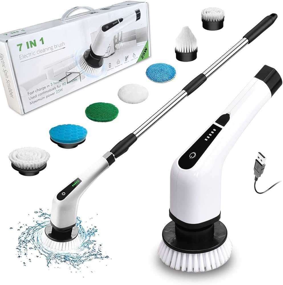 9-in-1 Electric Cleaning Brush | فرشاة التنظيف الكهربائية 9 في 1
