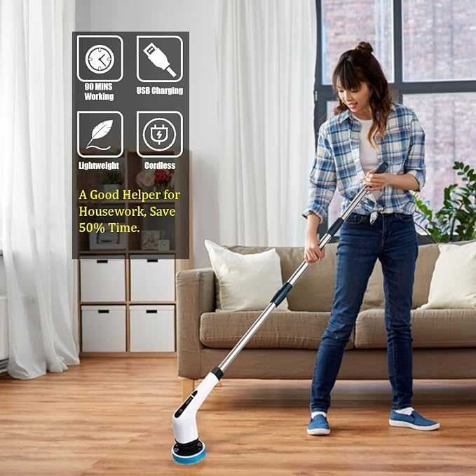 9-in-1 Electric Cleaning Brush | فرشاة التنظيف الكهربائية 9 في 1
