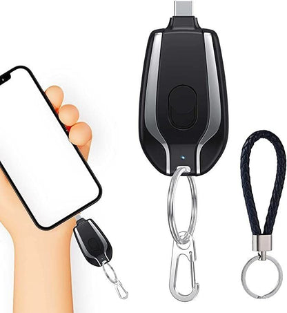 Emergency Portable Keychain Charger (Lightning) | شاحن ميدالية محمول للطوارئ (لايتنينج)